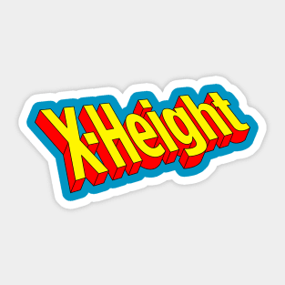 X-Height Sticker